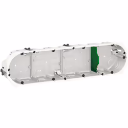 Multifix boîte d'encastrement diam.67mm prof.40mm 4 postes entraxe 71 mm SCHNEIDER IMT35944 Multifix boîte ou pot d'encastrem ...