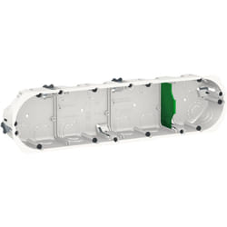 Schneider Electric - Multifix boîte d'encastrement diam. 67mm prof 40mm 4 postes entraxe 71 mm schneider IMT35944