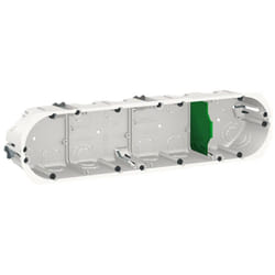 Schneider Electric - Multifix - boîte d'encastrement - ø 67mm - prof 50mm - 4 postes entraxe 71 mm (IMT35945)