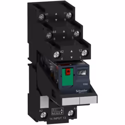 RXM2AB2P7PVS Schneider - Relais et embase - 2OF - 12A - DEL intégrée - 230V Le relais avec cntact inverseur 2OF RXM2AB2P7PVS  ...
