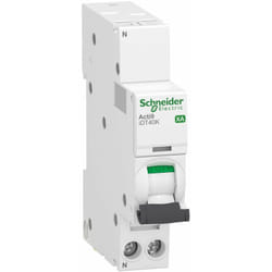 Schneider Electric - Acti9 iDT40K xa - disjoncteur modulaire auto/vis - 1P+N 16A courbe c - 4,5kA