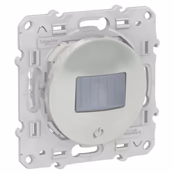 Odace, détecteur de présence et de mouvement Alu, toutes charges, 3 fils nécessite le neutre. AC 230 V, 50 Hz. LED: 200 W / l ...