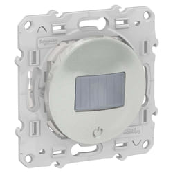 Schneider Electric - Odace, détecteur de présence et de mouvement Alu, toutes charges, 3 fils (S530523)
