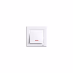 Interrupteur va-et-vient avec voyant 10A connexion rapide anthracite Unica La gamme d'appareillages Unica est une gamme de pr ...