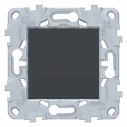Bouton poussoir 10A connexion rapide anthracite Unica La gamme d'appareillages Unica est une gamme de prises et interrupteurs ...