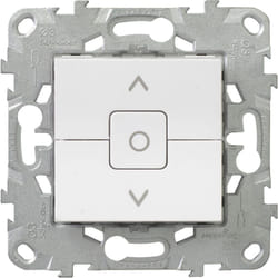 Schneider Electric - Interrupteur volet-roulant 6A connexion rapide - Blanc - Unica - Schneider