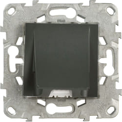 Sortie de câble 16A 6 à 12 mm - Anthracite - Unica - Schneider