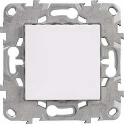 Mécanisme obturateur à vis 2 modules blanc Unica La gamme d'appareillages Unica est une gamme de prises et interrupteurs comp ...