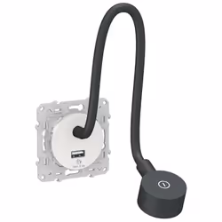 Description générale La liseuse Odace par Schneider Electric est un éclairage moderne et pratique, équipée d'une lampe LED ba ...