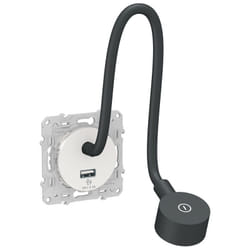 Schneider Electric - Odace liseuse 6A avec prise usb type c 2,4A blanc schneider S520002