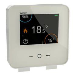 Schneider Electric - Wiser - thermostat mural sans fil (CCTFR6400)