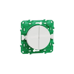 Schneider Electric - odace sfsp - interrupteur double - sans fil sans pile SCHS520114