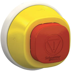 Schneider Electric - ZB5AS84W2M Bouton d'arrêt d'urgence 230 v IP66, IP67, IP69, IP69K 1 pc(s) A165002