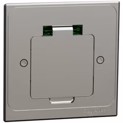 SCHNEIDER Prise de sol 2P+T 16A carrée inox brossé - INS52102Cette prise de sol de la marque Schneider peut être installée da ...