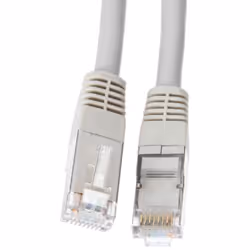 Câble RJ45 cat.6 blindé FTP 5m CONTINENTAL EDISON Câble RJ45 cat.6 blindé FTP 5m - Permet de relier entre eux, pour une liais ...