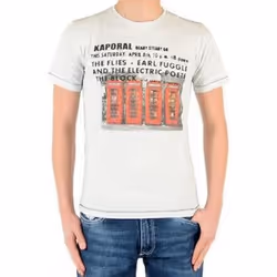 Tee Shirt Kaporal Enfant Thoop Ecru Melanged