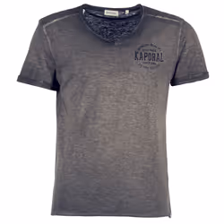 Tee Shirt - KAPORAL - Tokoae - Noir - Col V - Manches courtes