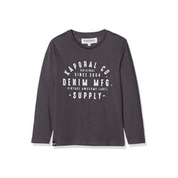 Tee shirt manches longues - Kaporal - Mider - Gris - Enfant - Garçon