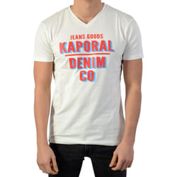KAPORAL - Tee-shirts manches courtes col en v coton ARROW