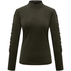 Pull fin manches fantaisies  -  Kaporal - Femme