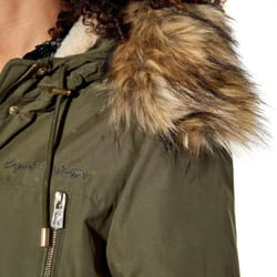 Manteau Kaporal Fleur Femme Kaki
