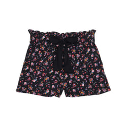 KAPORAL -  Short  bleu fleuri Fille LOUNA