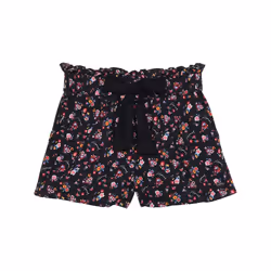 KAPORAL -  Short  bleu fleuri Fille LOUNA