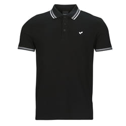 Polo Homme Kaporal Rayoc - Noir - Col polo - Manches courtes - Logo en caoutchouc