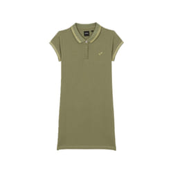 KAPORAL - Robe polo kaki Fille en 100% coton FADO