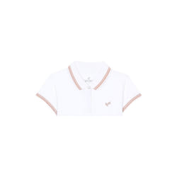 KAPORAL - Polo blanc Fille en 100% coton FANY