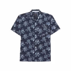 KAPORAL - Chemise fleurie bleue Garçon en 100% coton PAUL
