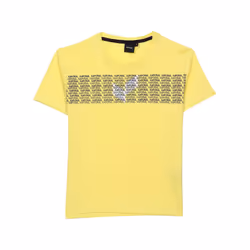 KAPORAL - T-shirt jaune en 100% coton PAX