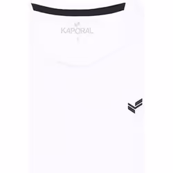 KAPORAL - T-shirt blanc Garçon en 100% coton POMEO