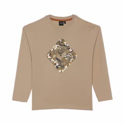 KAPORAL - T-shirt beige Garçon 100% coton  ENILO