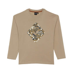 KAPORAL - T-shirt beige Garçon 100% coton  ENILO