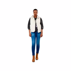 Doudoune sans manche Kaporal peche Femme Beige