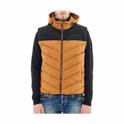 Doudoune sans manche Kaporal Chet biscui Homme Jaune