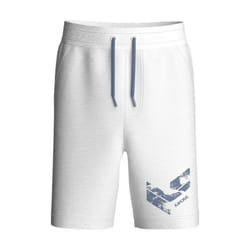 Short jogging blanc garçon KAPORAL - OBOY - Taille élastique - 2 poches latérales - Inscription floquée