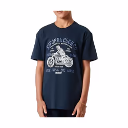 KAPORAL - T-shirt bleu Garçon 100% coton ODEON