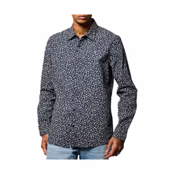 KAPORAL - Chemise bleue fleurie Homme BEVY