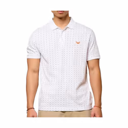 KAPORAL - Polo blanc Homme en 100% coton BOSCI