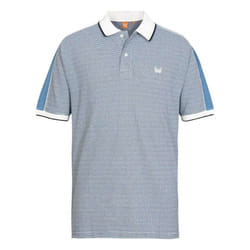 KAPORAL - Polo bleu Homme 100% coton BRITS