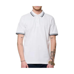 KAPORAL - Polo blanc Homme 100% coton JAROD