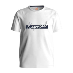 KAPORAL - T-shirt blanc Garçon 100% coton OMIL