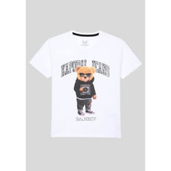 KAPORAL - T-shirt blanc Garçon 100% coton ONOUR