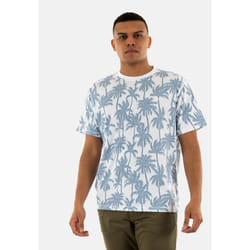 KAPORAL - T-shirt blanc imprimé Homme 100% coton TOGO - L