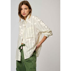 KAPORAL - Chemise blanche imprimé Femme VERSO