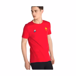 T shirt Le Coq Sportif FFR logo Homme Rouge