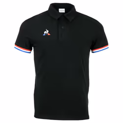 Polo Le Coq Sportif Presentation - Noir - Manches courtes - Homme