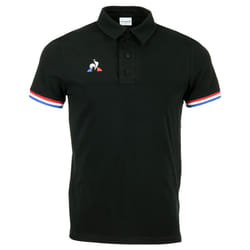 Polo Le Coq Sportif Presentation - Noir - Manches courtes - Homme